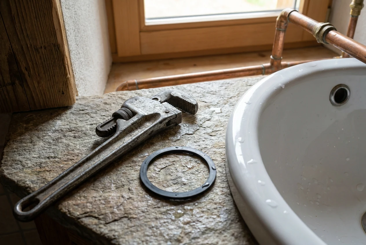 Réparation de fuites dans la salle de bain à Thyez